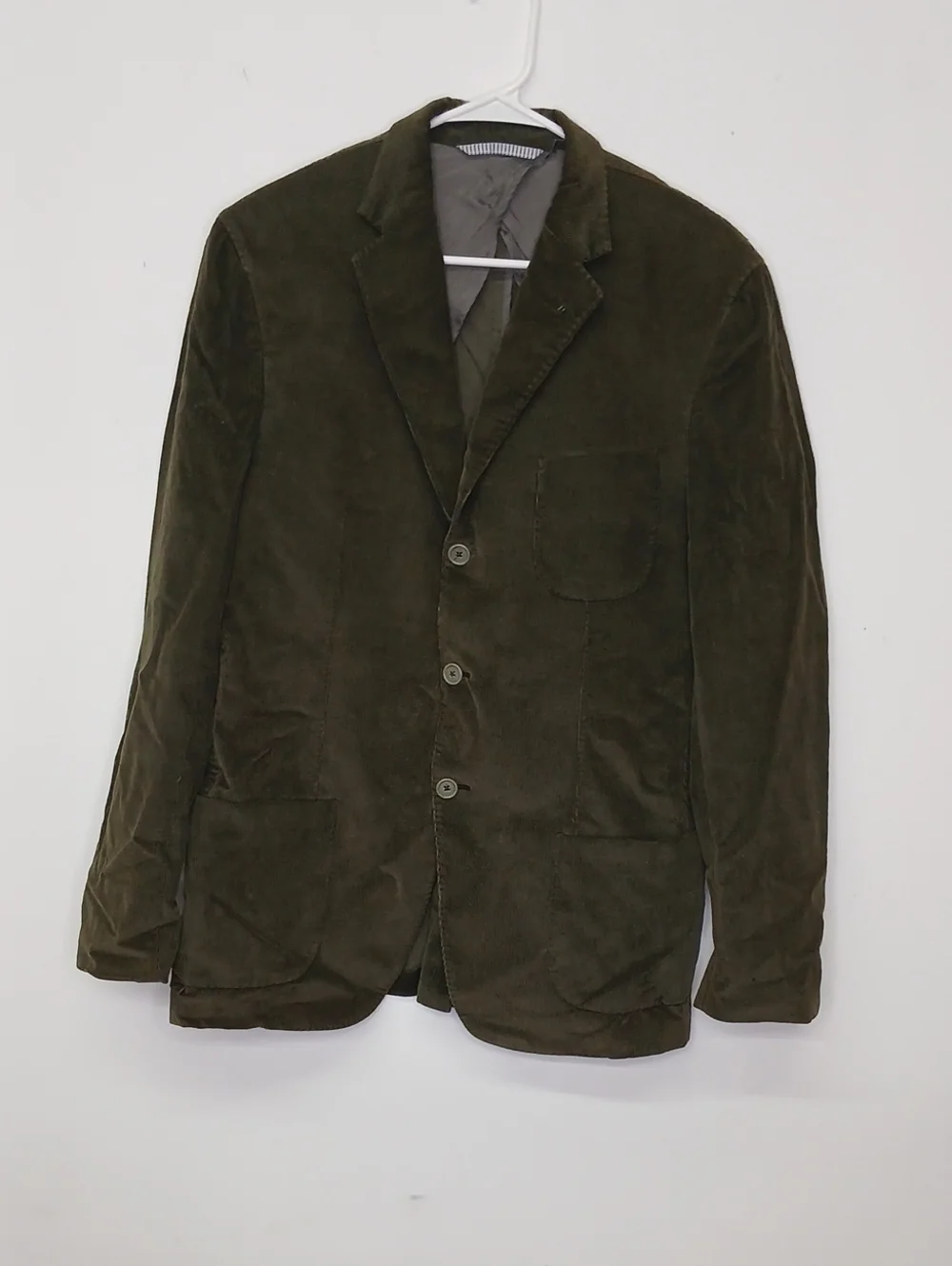 Michael Bastian Olive Green Corduroy Blazer